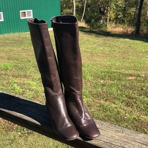 Brown Ralph Lauren Heeled Boots